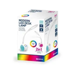 LAMPKA BIURKOWA  + LAMPKA NOCNA 2W1 PLATINET DESK LED 5W