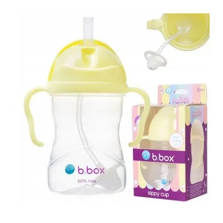 BIDON ZE SŁOMKĄ B.BOX 240 ML BANANA SPLIT