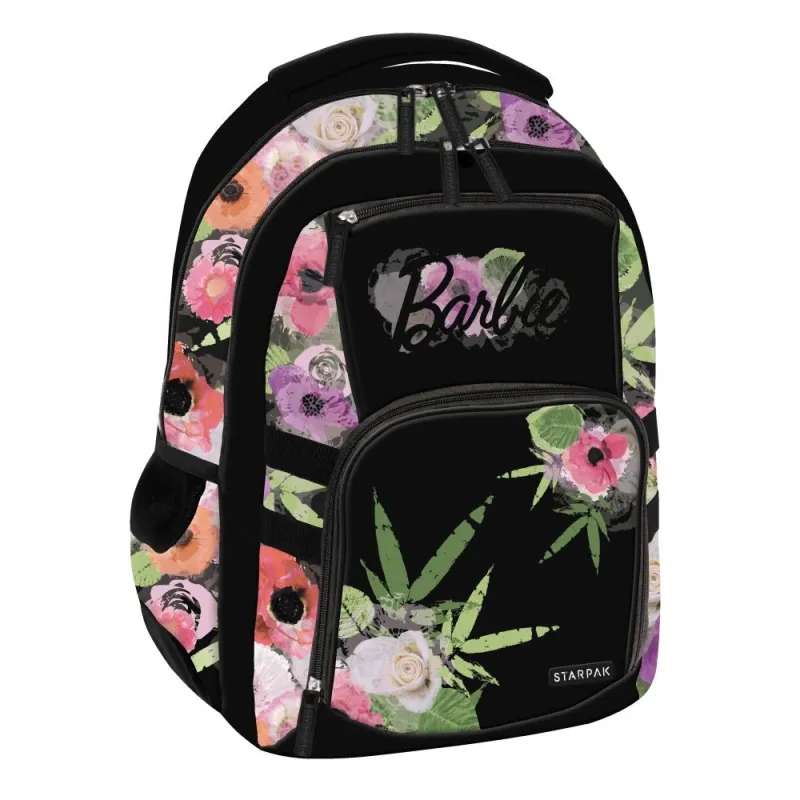 PLECAK SZKOLNY BARBIE DWUKOMOROWY DLA DZIECI STARPAK