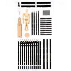 Zestaw Do Szkicowania Ze Sztalugą 44 Elementy Creadu