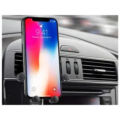 Uchwyt Do Smartfona Spider Black Na Nawiew Czarny Omega