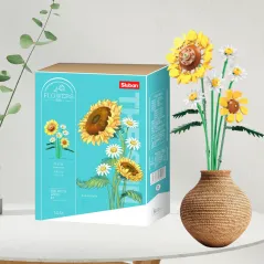 KLOCKI KONSTRUKCYJNE SŁONECZNIKI 329 ELEMENTÓW SLUBAN 10+