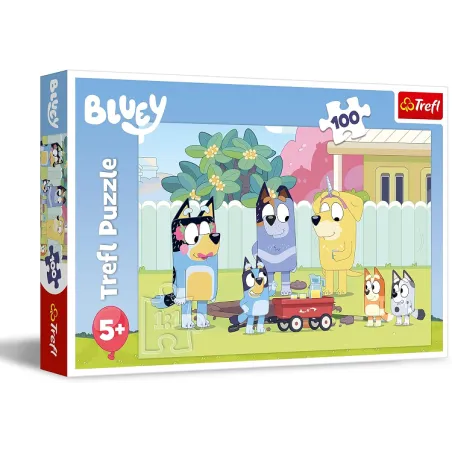 Wesoły Świat Bluey Puzzle 100 Elementów Trefl 5+