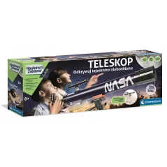 TELESKOP DLA DZIECI NASA NAUKA ASTRONOMII CLEMENTONI 8+