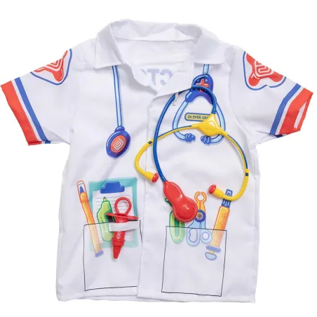 Strój Lekarza Dla Dzieci Fartuch + Akcesoria Medyczne Askato 3+