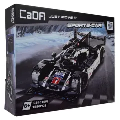 KLOCKI KONSTRUKCYJNE SPORTOWY SAMOCHÓD WYŚCIGOWY 1586 ELEMENTÓW 48 CM CADA C61016W