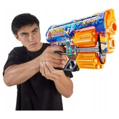 PISTOLET NA STRZAŁKI X-SHOT SONIC THE HEDGEHOG ZURU ZASIĘG 27M 8+