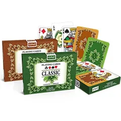 3. KARTY DO GRY KLASYCZNE TRWAŁE 2 TALIE TREFL