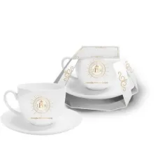 Biała Filiżanka Komunijna Z Hostią 220 Ml Pamiątka Pierwszej Komunii