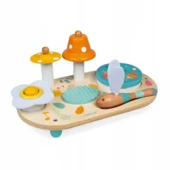 DREWNIANY STOLIK MUZYCZNY PURE INSTRUMENTY DLA DZIECI JANOD 12M+