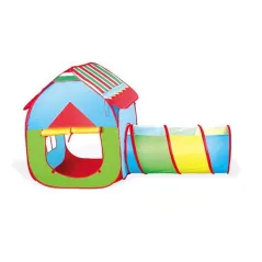 NAMIOT DZIECIĘCY DOMEK Z TUNELEM 3+