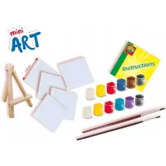 Mini Obrazy Na Sztaludze Zestaw Malarski Ses Creative 7+