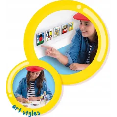 MINI OBRAZY NA SZTALUDZE ZESTAW MALARSKI SES CREATIVE 7+