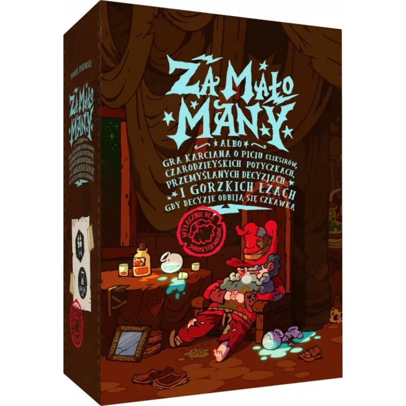 ZA MAŁO MANY GRA IMPREZOWA ZAKLĘCIA I KLĄTWY REBEL 18+