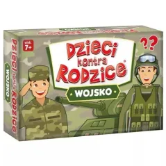 DZIECI KONTRA RODZICE WOJSKO KARCIANA GRA RODZINNA KANGUR 7+