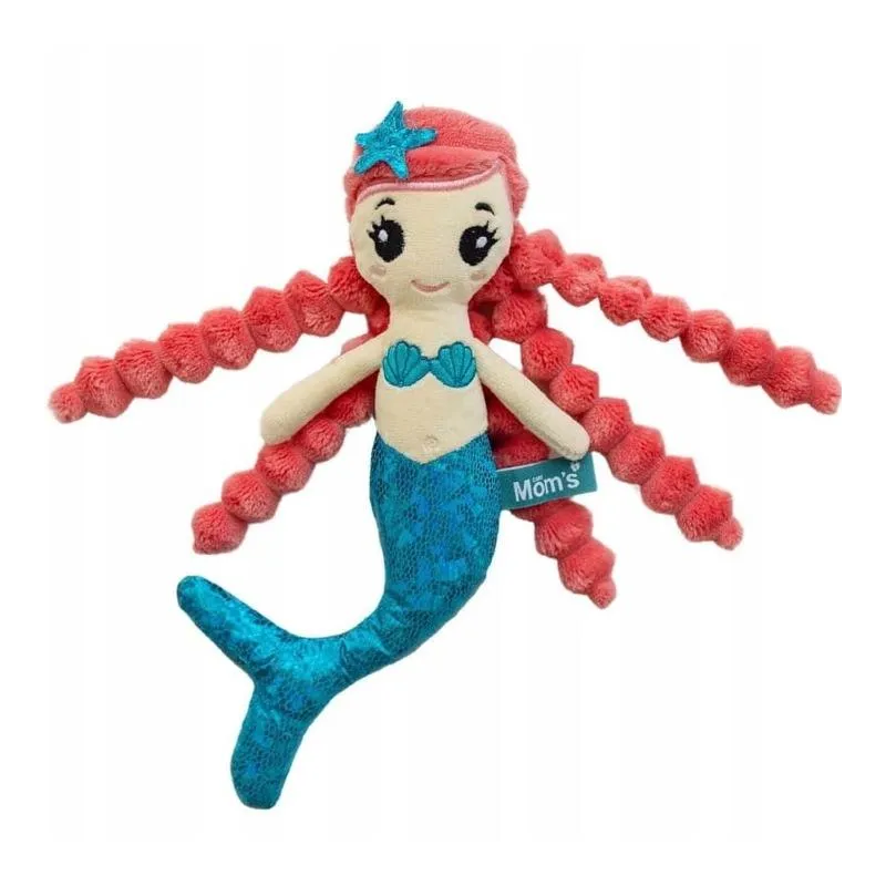 LALKA SZMACIANA SYRENKA EMMA MOM’S CARE ZABAWKA SENSORYCZNA DLA NIEMOWLĄT 0+