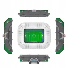 Klocki Konstrukcyjne Stadion Allianz 3638 Elementów Model Kolekcjonerski Cada 14+
