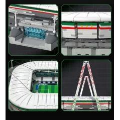 KLOCKI KONSTRUKCYJNE STADION ALLIANZ 3638 ELEMENTÓW MODEL KOLEKCJONERSKI CADA 14+