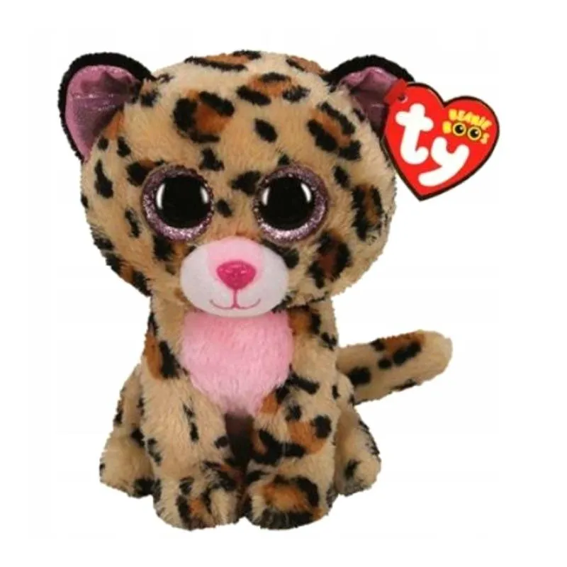 PLUSZOWY LEOPARD MASKOTKA TY 15 CM 3+