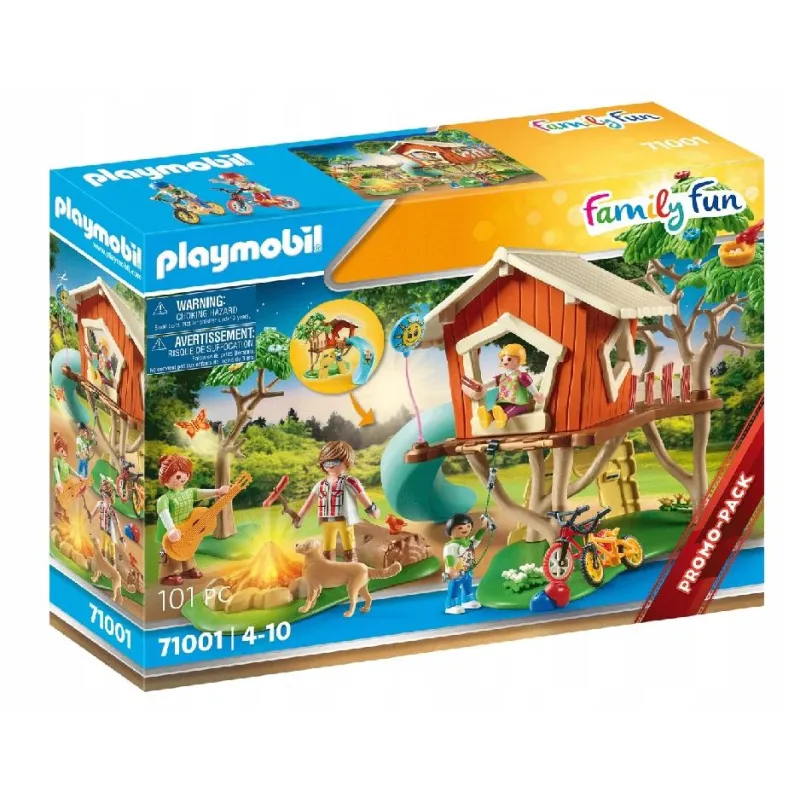 DOMEK NA DRZEWIE ZE ZJEŻDŻALNIĄ PLAYMOBIL 4+
