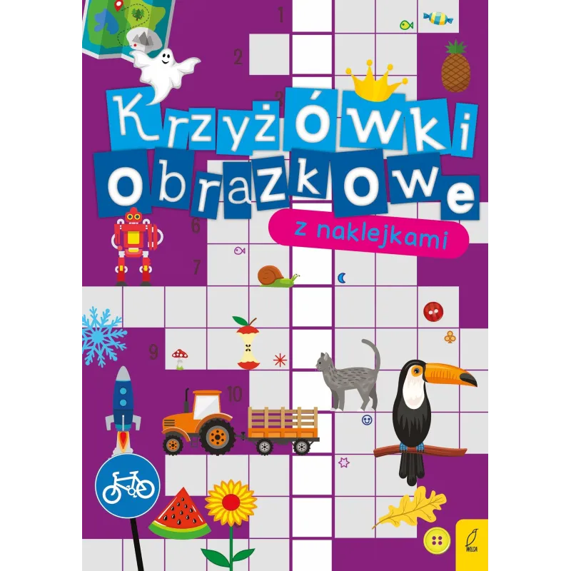 KRZYŻÓWKI OBRAZKOWE Z NAKLEJKAMI