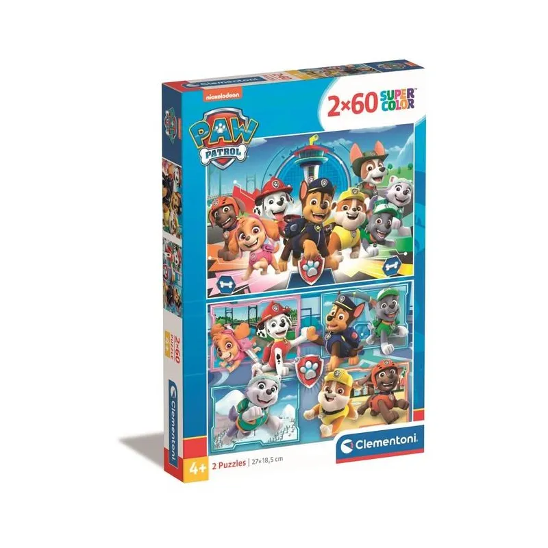 PUZZLE PSI PATROL DWIE UKŁADANKI 120 ELEMENTÓW TREFL 4+