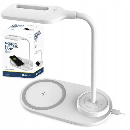 Lampka Led Na Biurko Z Ładowaniem Bezprzewodowym Platinet Pdl1930