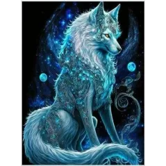 MALOWANIE PO NUMERACH MAGICZNY LIS 50X40 CM NORIMPEX Z