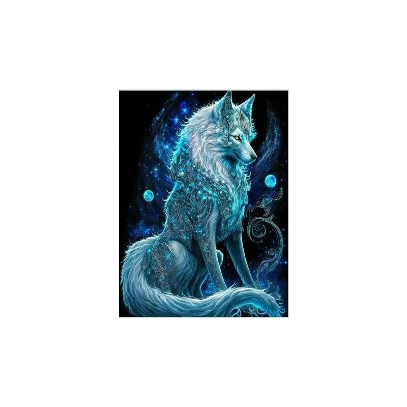 MALOWANIE PO NUMERACH MAGICZNY LIS 50X40 CM NORIMPEX Z