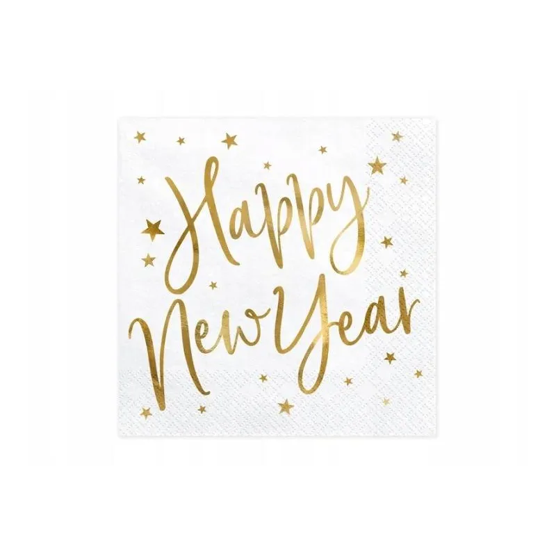 SERWETKI PAPIEROWE HAPPY NEW YEAR 20 SZTUK