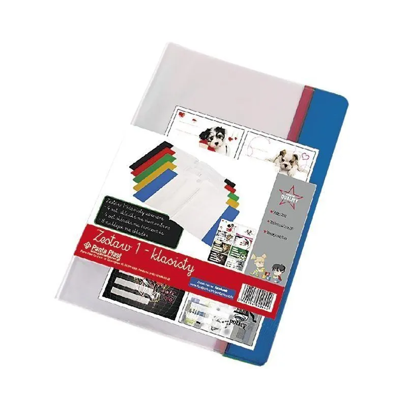 OKŁADKI + NAKLEJKI ZESTAW 1-KLASISTY