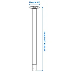 Noga Regulowana Ikea Olov Biała 60-90 Cm Do Biurka Stołu