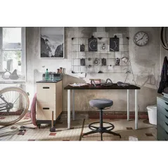 NOGA REGULOWANA IKEA OLOV BIAŁA 60-90 CM DO BIURKA STOŁU