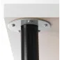 Noga Regulowana Ikea Olov Czarna 60-90 Cm Do Biurka Stołu