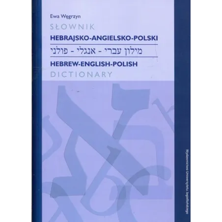 Słownik Hebrajsko-Angielsko-Polski Ewa Węgrzyn
