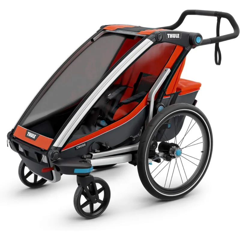 THULE CHARIOT CROSS 1 PRZYCZEPKA ROWEROWA WÓZEK BIEGOWY 4W1