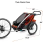 Thule Chariot Cross 1 Przyczepka Rowerowa Wózek Biegowy 4W1