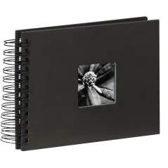 ALBUM NA ZDJĘCIA WKLEJANE FINE ART 50 STRON CZARNY 24 X 17CM II GATUNEK - Hama
