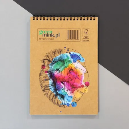 Szkicownik Ekologiczny Na Spirali Kremowy Papier Fsc A5