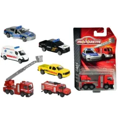 SOS CARS SAMOCHODY RATUNKOWE 6 MODELI MIEJSKIE MAJORETTE 3+