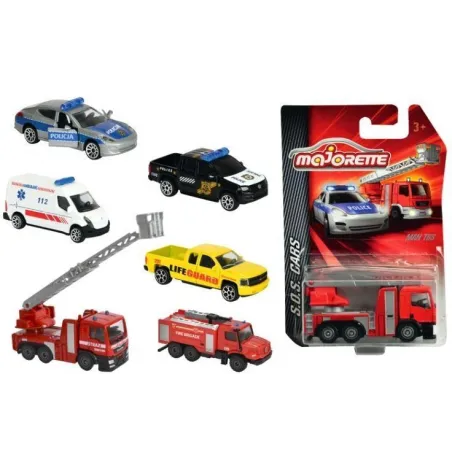 Sos Cars Samochody Ratunkowe 6 Modeli Miejskie Majorette 3+