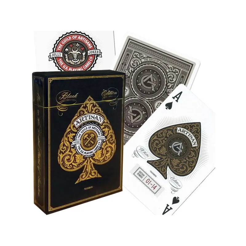 LUKSUSOWE KARTY DO GRY ARTISAN BLACK 10+