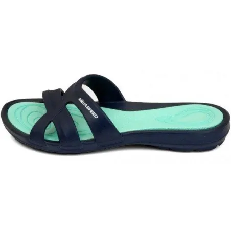 Granatowe Klapki Damskie Rozmiar 39 Aqua Speed