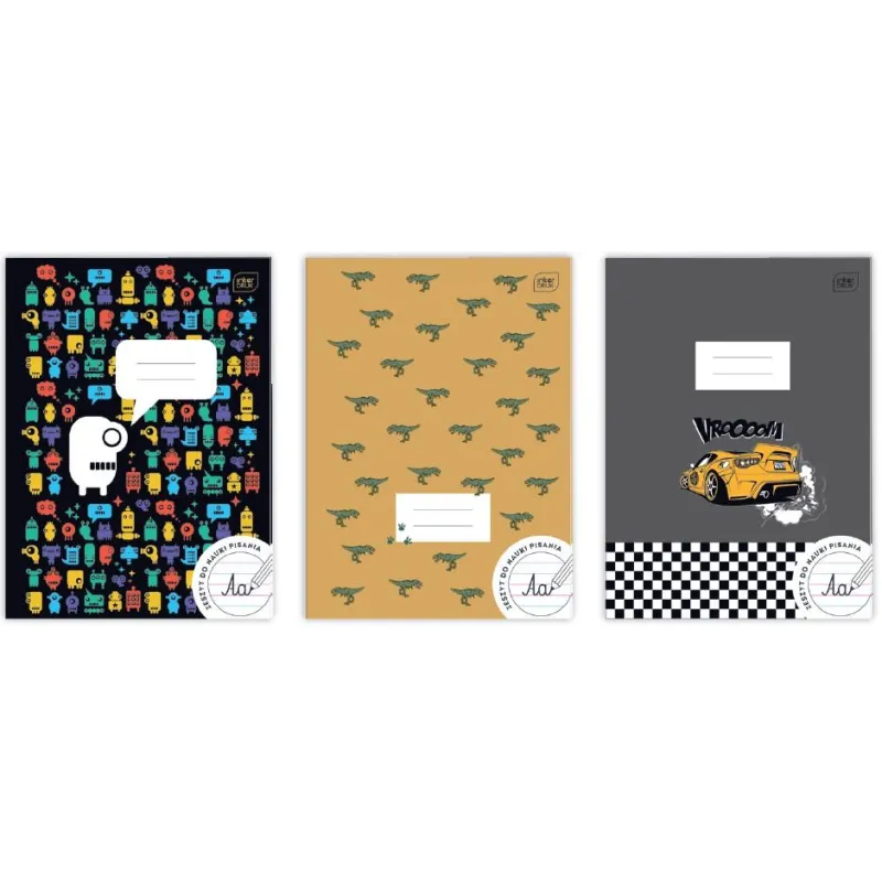 ZESZYT W TRZY LINIE 32 KARTKI A4