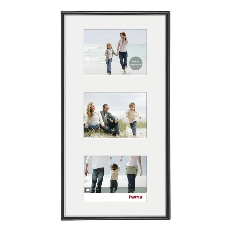 MULTIRAMKA NA ZDJĘCIA HAMA MADRID 26X56 CM CZARNA