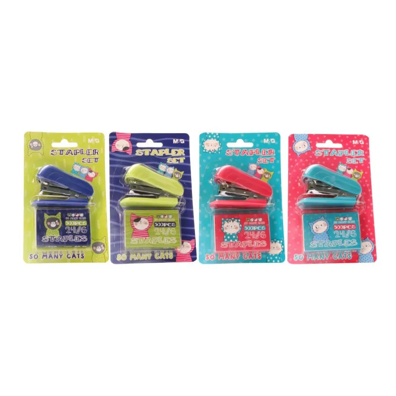 M&G ZSZYWACZ MINI SO MANY CATS + ZSZYWKI 24/6 25 MM