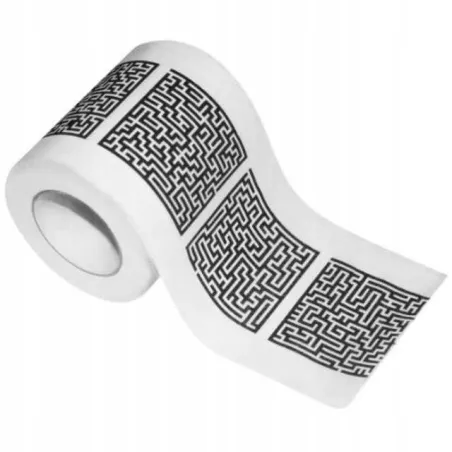 Kreatywny Papier Toaletowy Labirynt Gadżet Śmieszny