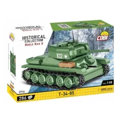 T-34-85 CZOŁG WW2 1:48 HISTORICAL COLLECTION KLOCKI COBI 2716