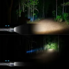 LATARKA TAKTYCZNA LED AKUMULATOROWA 400LM ALUMINIUM EXTRALINK