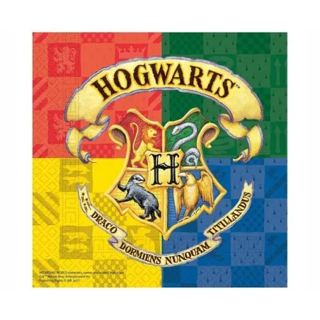 SERWETKI PAPIEROWE HARRY POTTER HOGWARTS HOUSES 33 X 33 CM 20 SZT